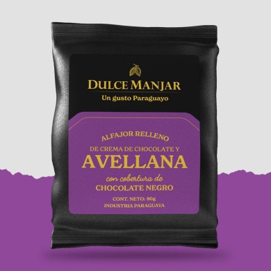 Crema de Chocolate y Avellana - Negro