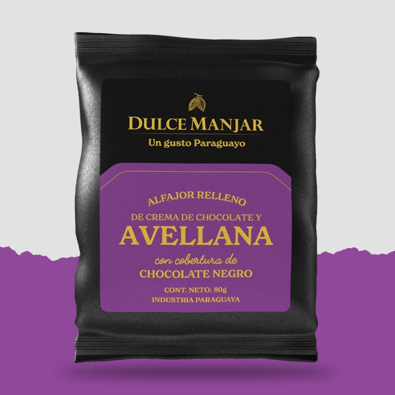 Crema de Chocolate y Avellana - Negro