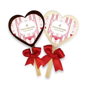 Paletas corazón - Enamorados