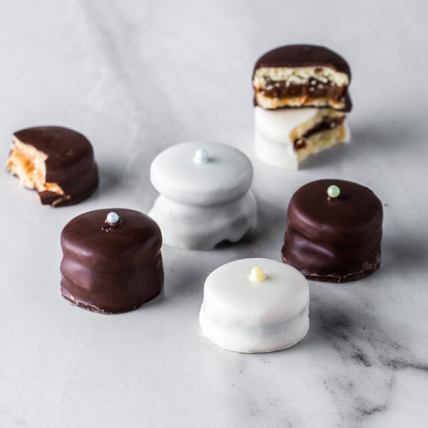 Alfajorcitos de Crema de Chocolate y Avellana - Imagen 3