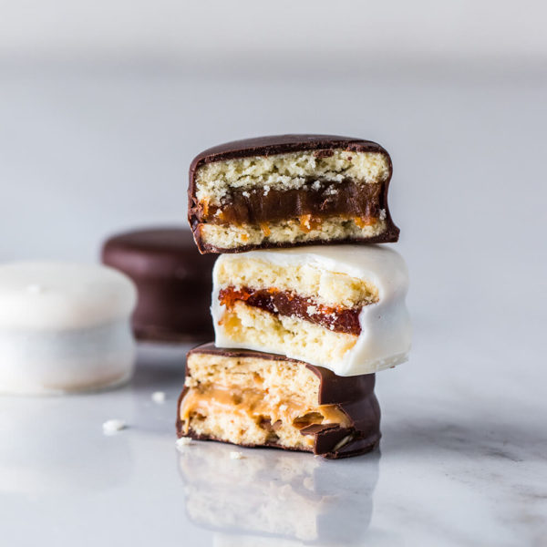 Alfajorcitos de Crema de Chocolate y Avellana