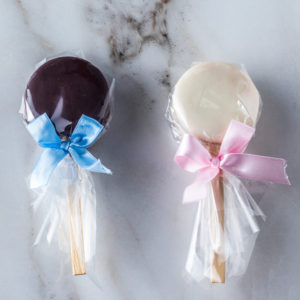 Paletas de alfajor redonda